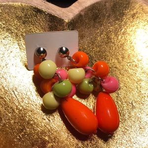 Vintage plastic earrings